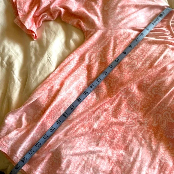 - MICHAEL KORS TOP L Soft Peach Print - Picture 7 of 7